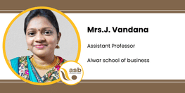 Interview Mrs J Vandana Assistant Professor Alwar School of Business